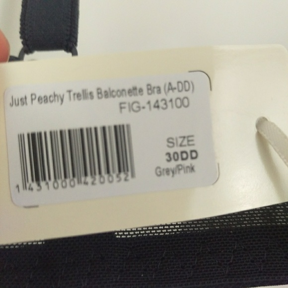 Just Peachy by Figleaves Bra 30DD Sexy Underwire - Picture 3 of 5